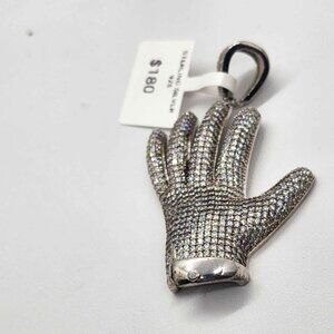 Brand New   Sterling Silver 925 GLOVE Pendent